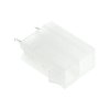 Wtyk ATX 2-stykowy męski prosty do montażu na PCB, raster 4,20 mm, biały, KWM4505-02S