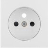 B.3/B.7 Płytka czołowa z przysłonami styków do gniazda z uziemieniem biały 3965761909 HAGER