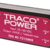 Przetwornica DC-DC, 40W, Uwe 43 → 160 V DC, Uwy 24V dc, Iwy 1.67A Tak, TRACOPOWER Nie