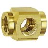 Cross distributor, L 23 mm, brass, for compressed air/pneumatics, 112592