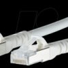 1308451088-E Patch cord RJ45 Cat.6A AWG26 S/FTP LSHF 1.0 m white