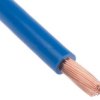 Jednożyłowy Kabel Sterowniczy Csa 10 Mm2, Maximum Of +70 C 600 V Niebieski,...