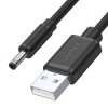 Kabel USB - wtyk DC3.5/1.35mm -- 39374 1m UNITEK Y-C495BK zasilający