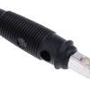 Adapter z wtykiem bananowym Męski Śruba typ Wtyk bananowy Czarny 16A Hirschmann Test & Measurement rozmiar 4 mm