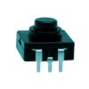 Przełącznik wciskany PB11D03 on-off-on czarny 3pin lutowany
