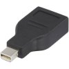 Renkforce RF-4174572 Mini DisplayPort to DisplayPort Adapter Gold-Plated Black