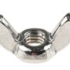 Nakrętka motylkowa gwint M6 A4 316 długość skrzydła 30mm Stal nierdzewna RS PRO