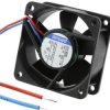 DC axial fan, 24 V, 60 x 60 x 25 mm, 35 m³/h, 28 dB, sintec slide bearing, ebm-papst 614 NGM