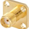 Złącze RF Montaż na panelu Żeński typ złącza Złącze SMA Lutowane