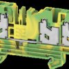 2874890000 Protective conductor terminal block S3C SNAP IN, 4 mm², green-ye