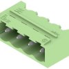 Weidmüller 1397420000 Obudowa złącza pin męskiego na PCB SL 5.08HC/04/90G 3.2SN GN BX, 100 szt.