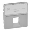 VALENA LIFE Plakietka z etykietą gniazda 1 x RJ45 kat.6a UTP aluminium 755472 LEGRAND