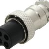 Wtyk mikrofonowy CB 4p na kabel