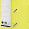 10180015 180° high-quality lever arch file, Recycle, yellow, 80 mm