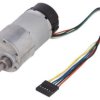 Silnik: DC z enkoderem, z przekładnią 12VDC 7A Oś: nacięcie D FIT0403