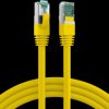 MK6001.0,15Y RJ45 Patch Cord Cat.6a S/FTP LSZH yellow 0,15m