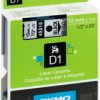 Labelling tape cartridge, 12 mm, tape transparent, font black, 7 m, S0720500