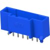 Pin header, 8 pole, pitch 2.5 mm, straight, blue, 8-1971800-2