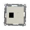 Gniazdo telefoniczne RJ12 pojedyncze kremowe DT1.01/41 Kontakt Simon54
