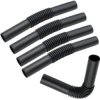 Złączka Karbowana Elastyczna Kompensacyjna do rur 20mm Czarna Zestaw 5 szt.