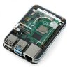 Obudowa do Raspberry Pi 4B - czarno-przezroczysta - LT-4B05