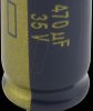 EEUFC1V471 Electrolytic capacitor, radial, 470 µF, 35 V, 105°C, low ESR, AE