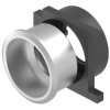 EAO 61-9933.0 Series 61 Front Bezel-Set Pushbutton Natural Aluminium