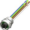 Przemysłowe złącze okrągłe 5-pinowe 7/8 in Montaż na panelu Gniazdo RS PRO Żeńskie IP68 MINI 7/8-Inch Sensor/Actuator