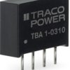 DC converter, 21.6-26.4 VDC, 1 W, 1 output, 15 VDC, 82 % efficiency, TBA 1-2413