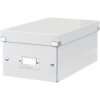 Leitz 6042-00-01 Click & Store DVD Storage Box White 22 DVDs 190x135x320mm