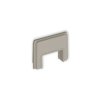 ICON MINI Zaślepka z wpustem do korytka 25x15 mm do puszki natynkowej pojedynczej PUK-1 i PUZ-1 taupe 60ZAPUKZ-3 KARLIK