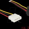 85513 Power cable SATA 15-pin latch type with angled top > Molex 4-pin
