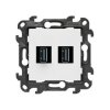 Gniazdo USB A 3.0 podwójne Simon 24 biały