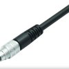 Sensor actuator cable, M9-cable plug, straight to open end, 2 pole, 5 m, PUR, black, 4 A, 79 1401 15 02