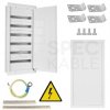 OUTLET Rozdzielnica podtynkowa metalowa 6x24 modułów IP30 (400V AC) 1115x523x130mm drzwi pełne KOLE SYSTEMS