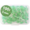 Quadrios 1802O026 LED set Green 5 mm 20 mA 3.0 V Wired 5mm LEDs