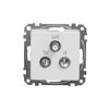 SEDNA DESIGN & ELEMENTS Gniazdo telewizyjne R/TV/SAT końcowe (4dB) białe SDD111481 SCHNEIDER ELECTRIC