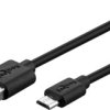 Kabel Micro USB do ładowania i synchronizacji czarny 1m 46800