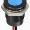 Lampka kontrolna do montażu panelowego 1.8 → 3.3V dc, niebieska 14mm LED Wyprowadzenia RS PRO