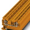 Through terminal block, spring balancer connection, 0.08-6.0 mm², 2 pole, 32 A, 8 kV, orange, 3037135