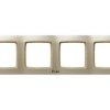 KARO Ramka 4 poczwórna do wyłączników IP44 ecru perłowy RH-4S/42 OSPEL