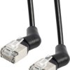 kabel LAN Maxtrack TI53-1,5L, 1 szt., RJ45, 10 Gbit/s, CAT 6a, U/FTP, 1.5 m, czarny