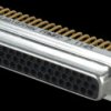 164A18209X D-SUB socket, high density, 62-pin, print, angled
