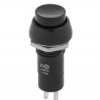 12mm 2-pin 2A ON-OFF Button Switch PBS-11A, Round, Black