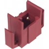 Pin header, 2 pole, pitch 4.2 mm, straight, black, 2-640497-2