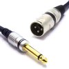 Kabel Mikrofonowy MK34 10m Jack 6,3 Mono Wtyk XLR Vitalco