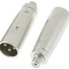 Adapter - przejściówka RCA gniazdo / XLR 3-pin wtyk
