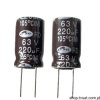 RD1J227M10016PA Electrolytic 220uF 63V 105'C RADIAL SAMWHA