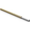 Standard test pin with probe, cone, Ø 0.53 mm, travel  2.54 mm, pitch 1.27 mm, L 16.5 mm, F11101S053N085