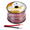 Przewód głośnikowy Cu 2x0,35mm czerwno czarny 2mb